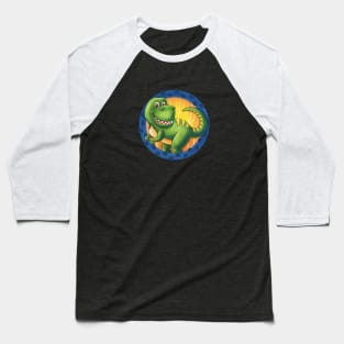 Dinosaur T-Rex Tyrannosaurus Cute Baseball T-Shirt